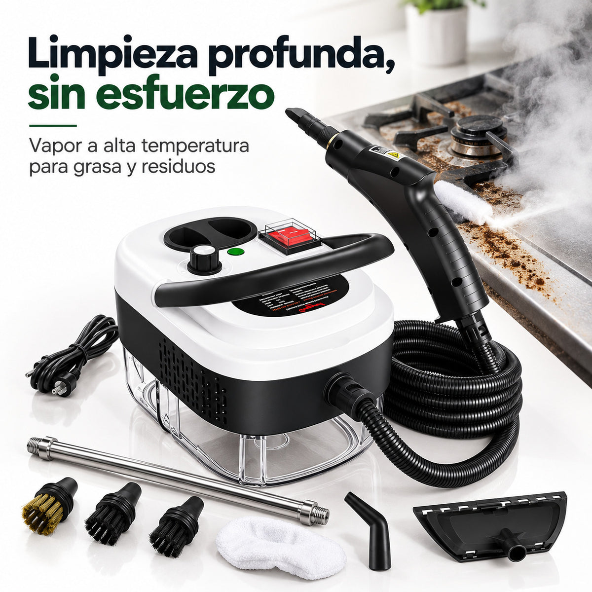 VaporMax Pro – Limpiador a Vapor Multiusos